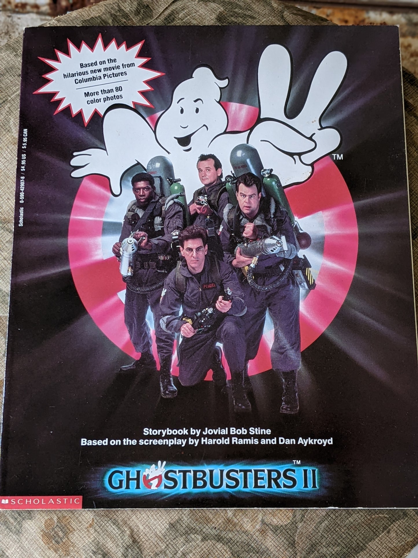 1989 Ghostbusters 2 Storybook by Scholastic Vintage Original **Excellent Condition