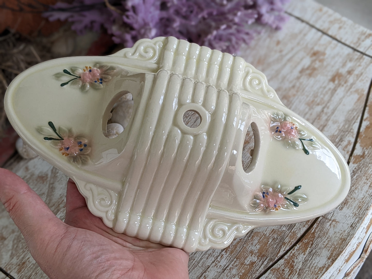 1920s Antique Porcelain Light Fixture Porcelier Ceiling Light Fixture Dual Bulb