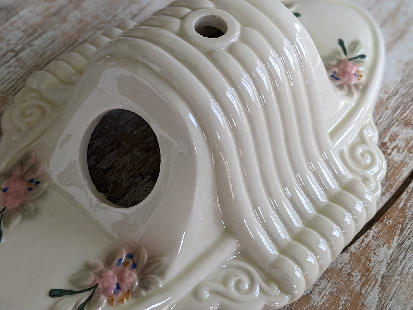 1920s Antique Porcelain Light Fixture Porcelier Ceiling Light Fixture Dual Bulb