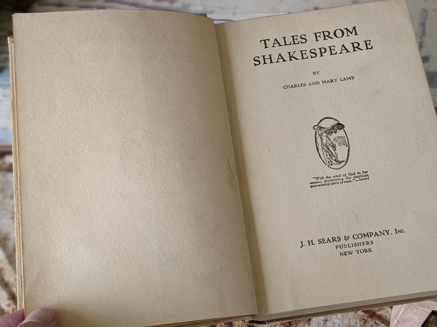 1920s Tales From Shakespeare Hardcover by Charles and Mary Lamb J.H. Sears & Company Inc.