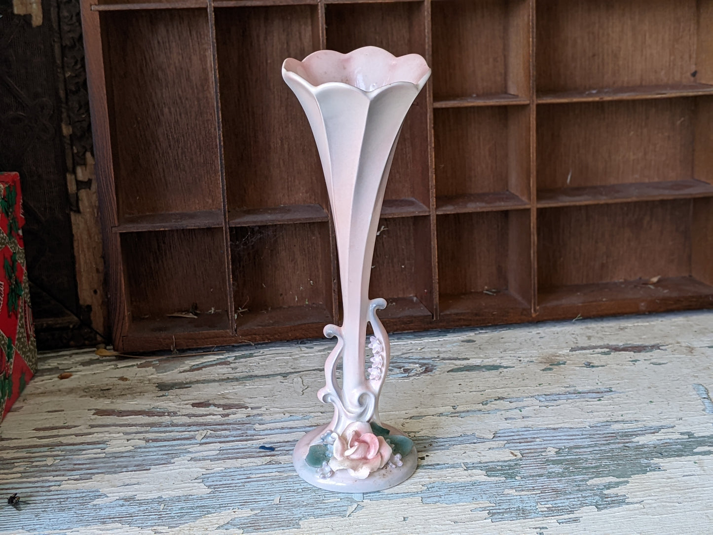 1940s Vintage Rare Early Mid-century Bud Vase by Florence Ceramics Pasadena California **Amazing Condition!!