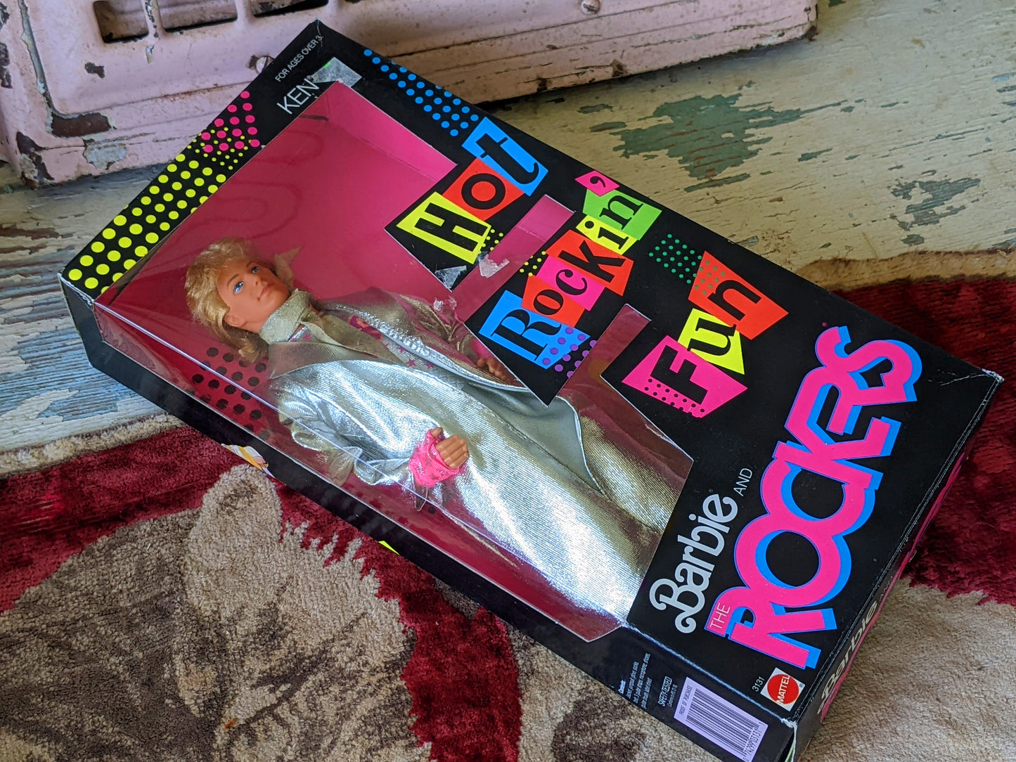 1986 Original & Sealed !! Barbie And The Rockers Ken Doll by Mattel No. 3131 !! Joyful Vintage Gifts !! 80s Toys !!