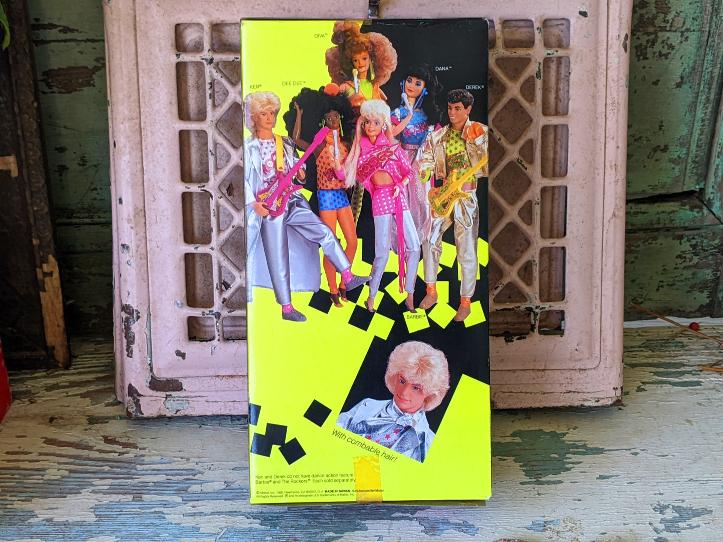 1986 Original & Sealed !! Barbie And The Rockers Ken Doll by Mattel No. 3131 !! Joyful Vintage Gifts !! 80s Toys !!