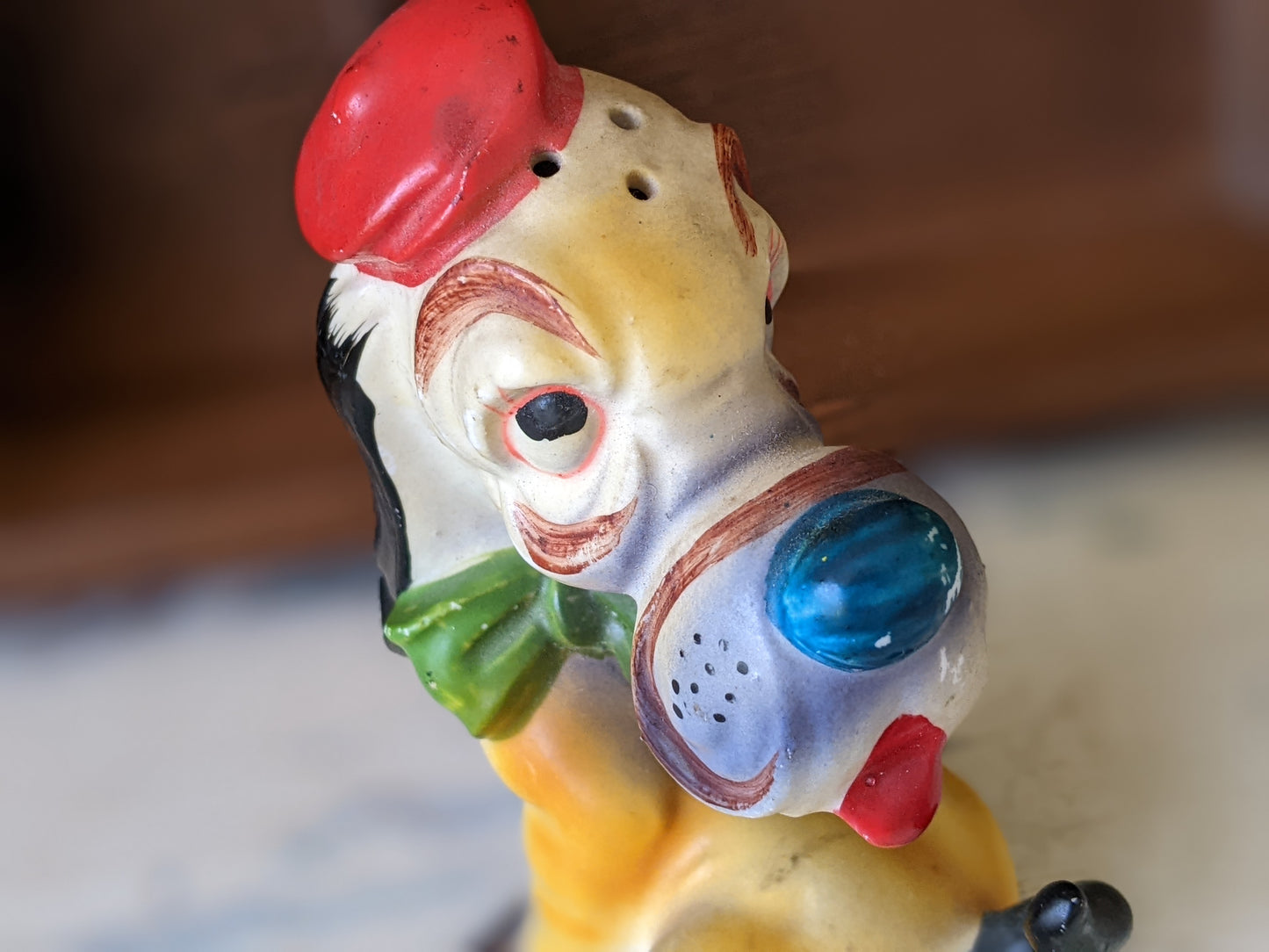 1950s Individual Hound Dog Salt or Pepper Shaker Anthropomorphic Boy Male Single !! Vintage Goodies Gifts !!