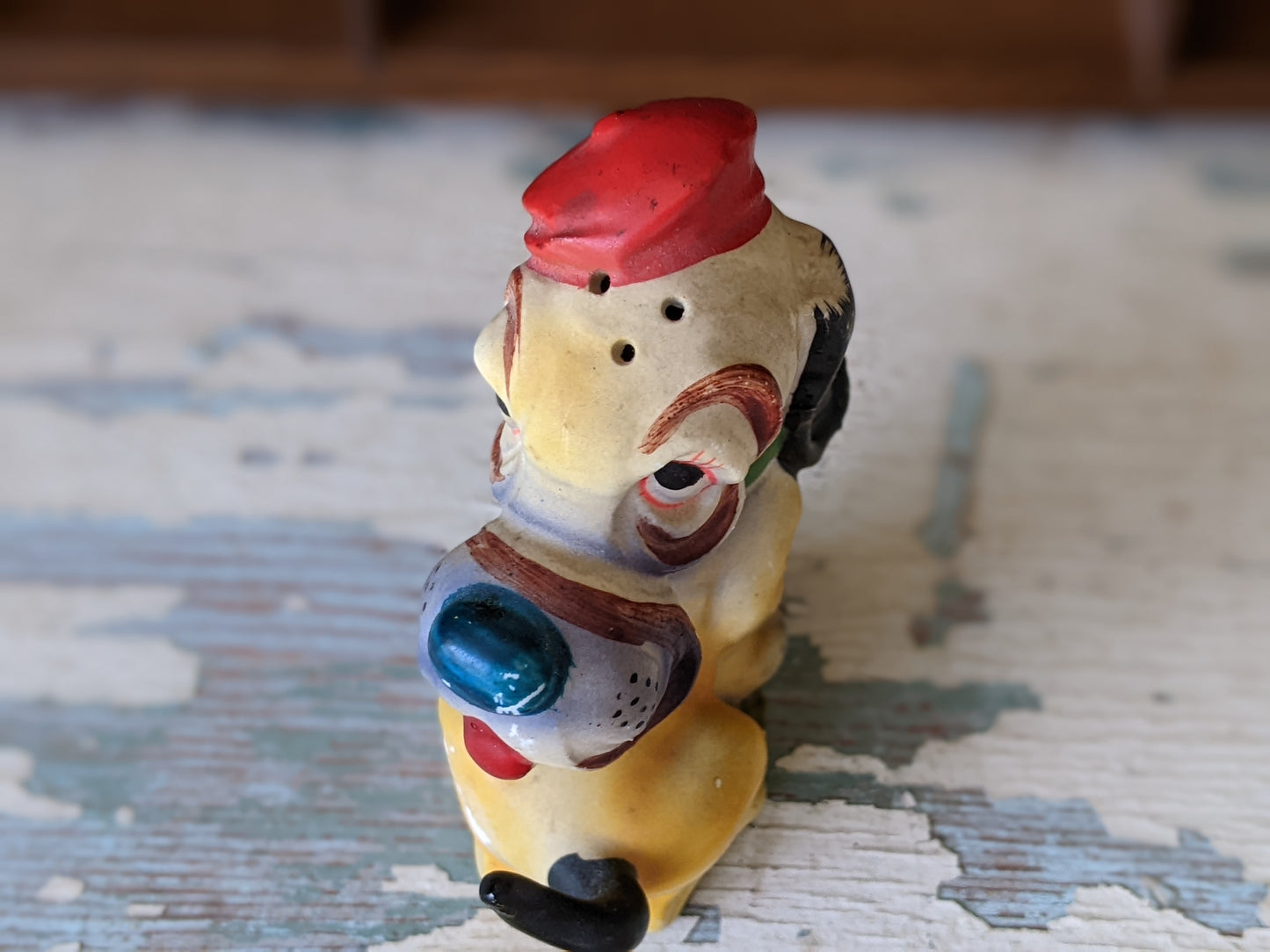 1950s Individual Hound Dog Salt or Pepper Shaker Anthropomorphic Boy Male Single !! Vintage Goodies Gifts !!