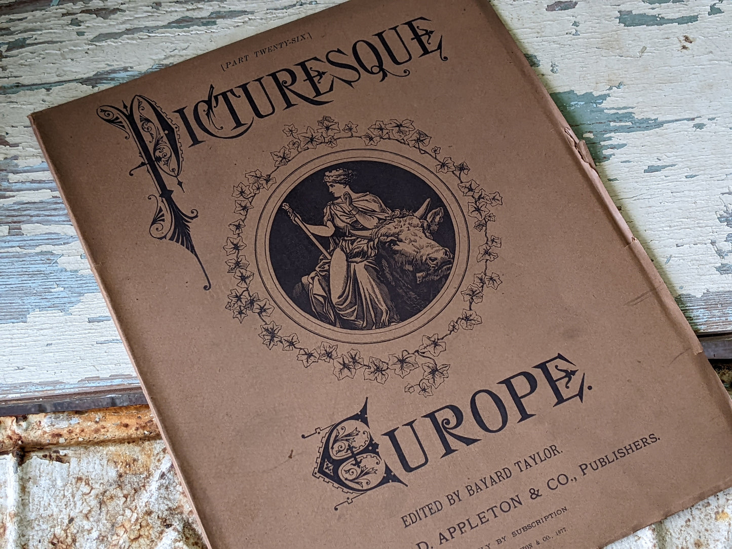 1877 Vol. 26 Twenty-Six Picturesque Europe !! Unbelievably Rare Find !! D. Appleton & Co. Original Etchings !! Rare Antique Gifts !!