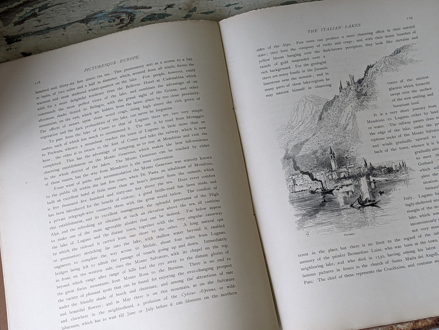 1877 Vol. 26 Twenty-Six Picturesque Europe !! Unbelievably Rare Find !! D. Appleton & Co. Original Etchings !! Rare Antique Gifts !!