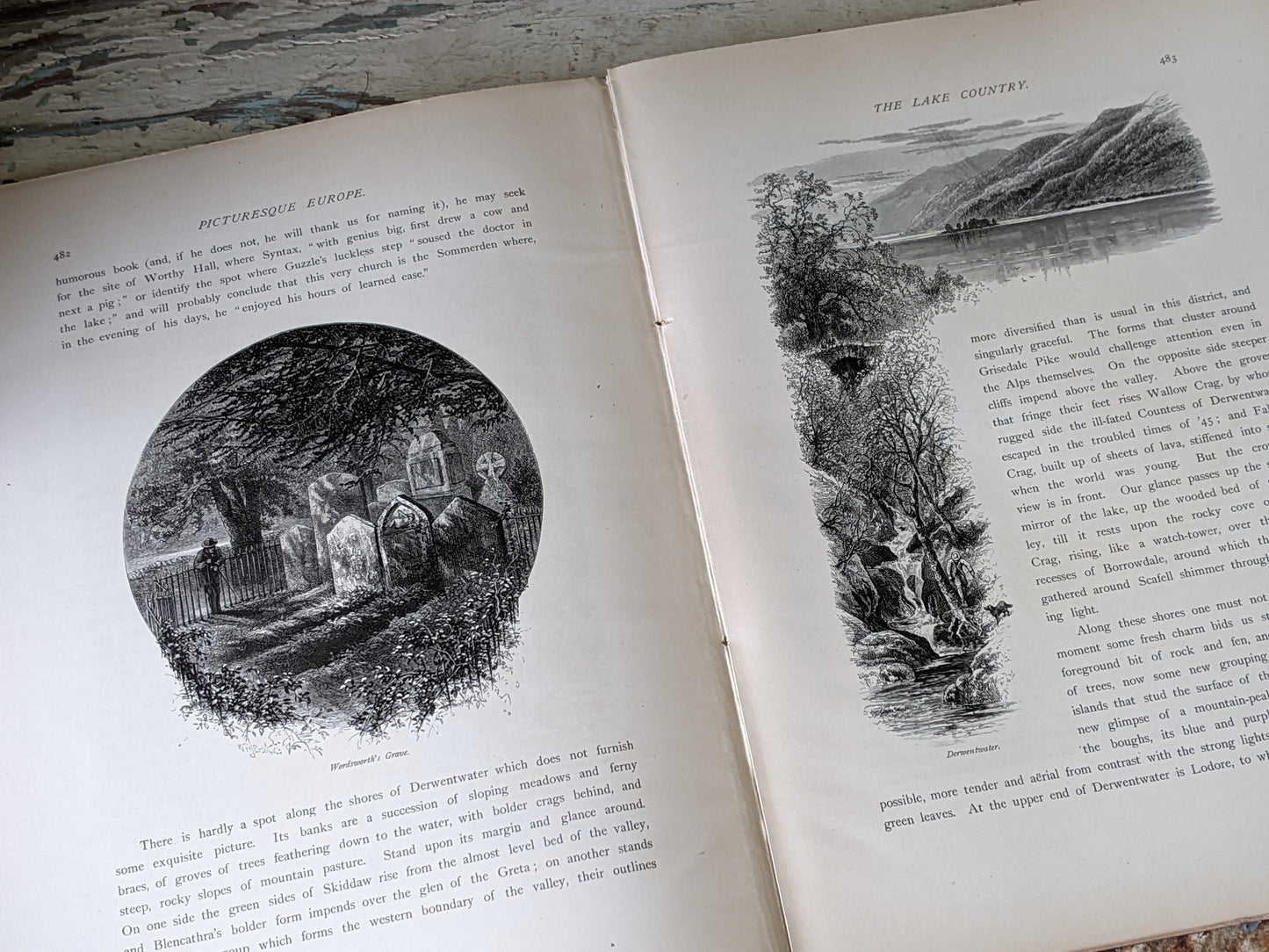 1877 Vol. 21 Twenty-One Picturesque Europe !! Unbelievably Rare Find !! D. Appleton & Co. Original Etchings !! Rare Antique Gifts !!