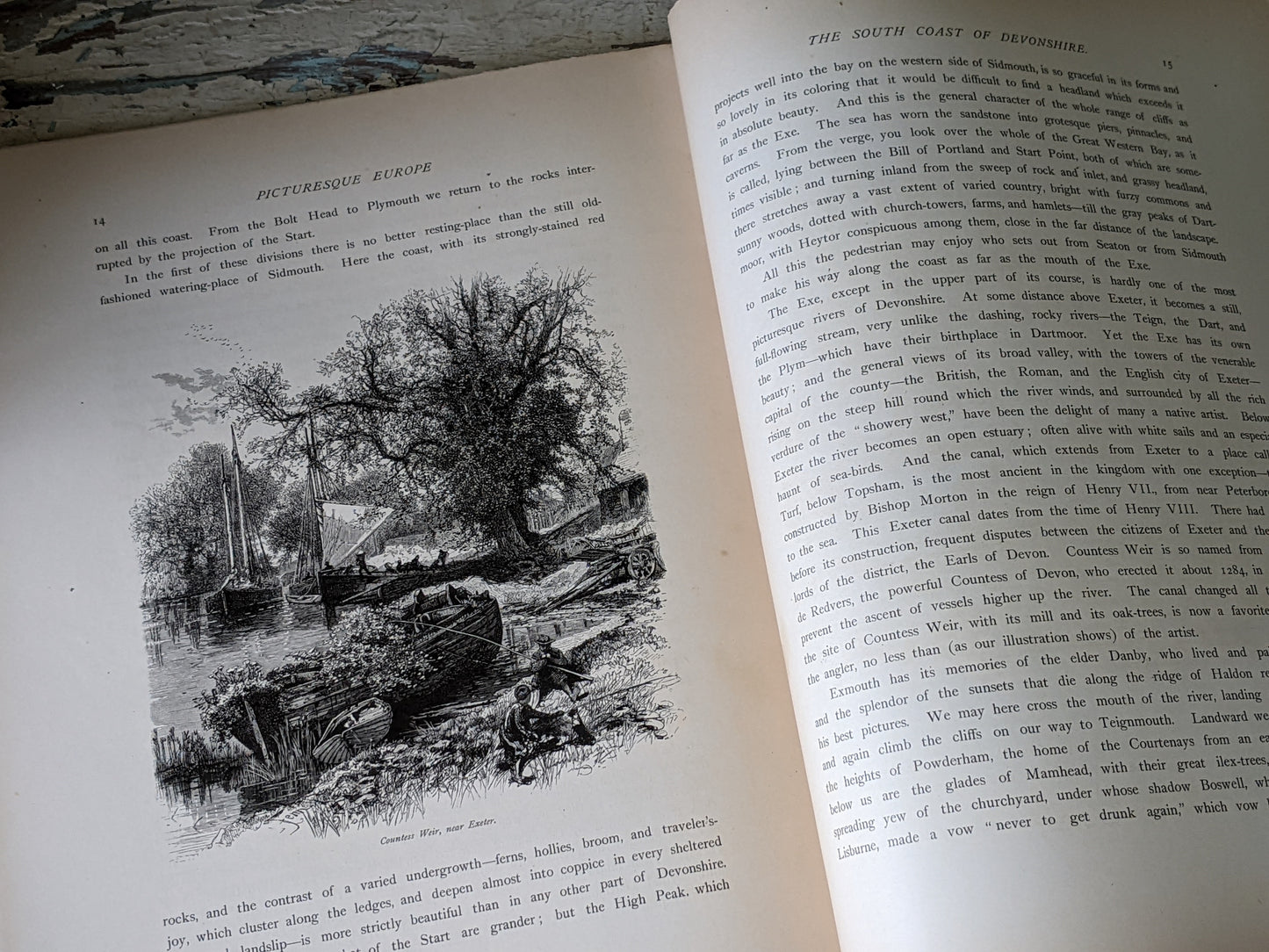 1877 Vol. 21 Twenty-One Picturesque Europe !! Unbelievably Rare Find !! D. Appleton & Co. Original Etchings !! Rare Antique Gifts !!