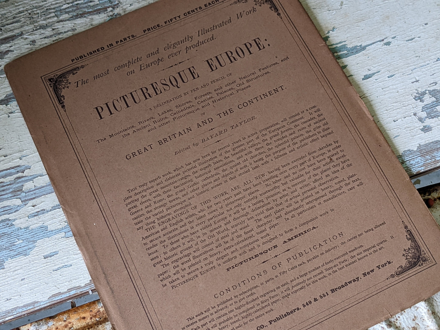 1877 Vol. 24 Twenty-Four Picturesque Europe !! Unbelievably Rare Find !! D. Appleton & Co. Original Etchings !! Rare Antique Gifts !!
