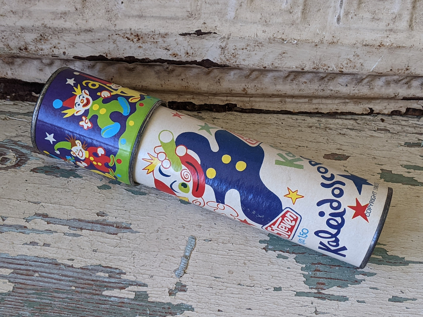 1980 Stevens MFG. Kaleidoscope Clowns No. 150 !! Fun Joyful Memories !! Amazing Vintage Retro Gifts !!
