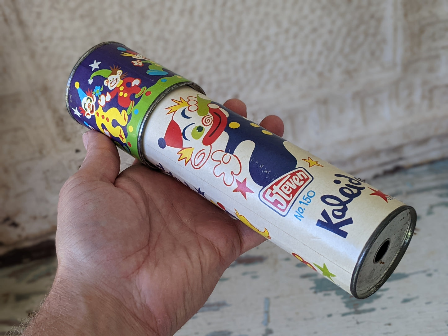 1980 Stevens MFG. Kaleidoscope Clowns No. 150 !! Fun Joyful Memories !! Amazing Vintage Retro Gifts !!