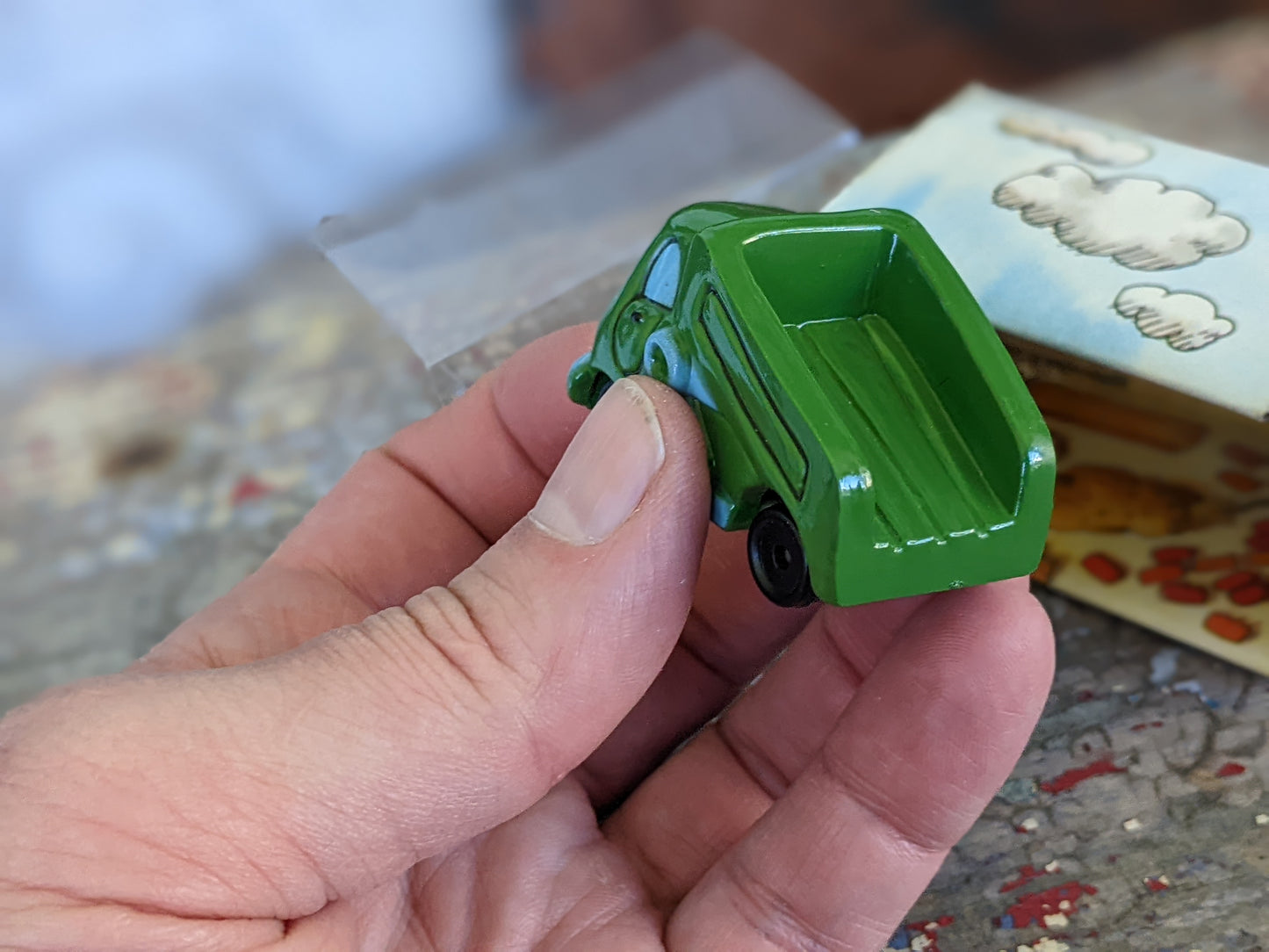 1976 Funkymobiles Dirty Dumpster by Wallace Berrie NIP NOS !! Amazing Retro Memories !! Rare Vintage Gifts !!