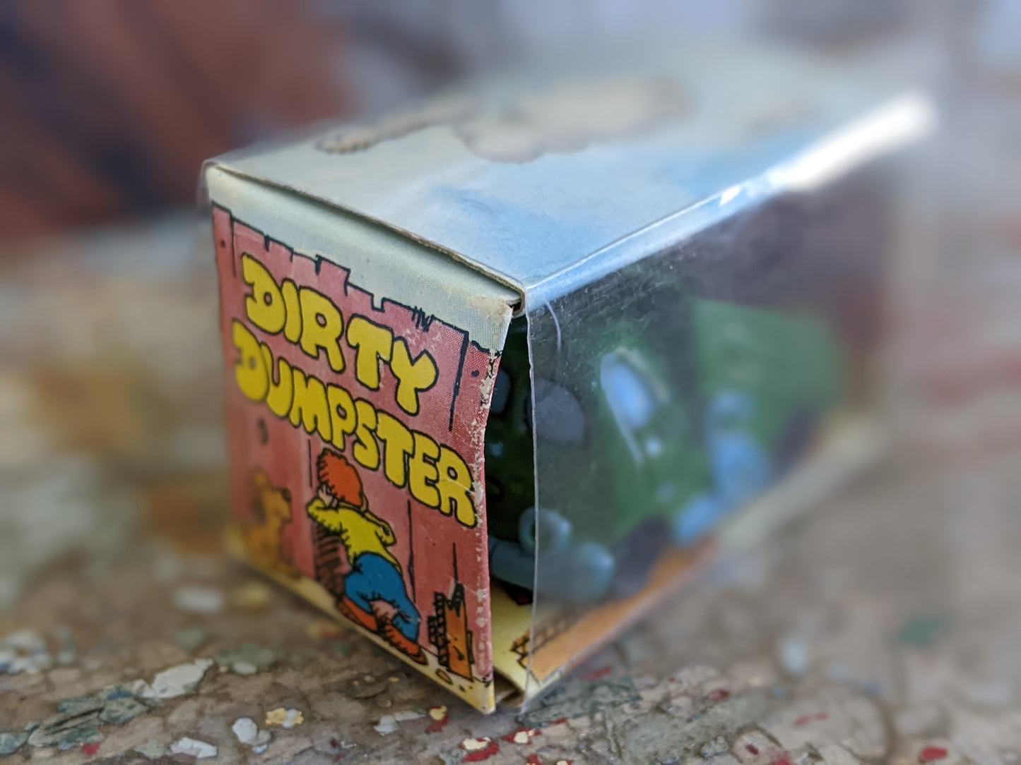1976 Funkymobiles Dirty Dumpster by Wallace Berrie NIP NOS !! Amazing Retro Memories !! Rare Vintage Gifts !!