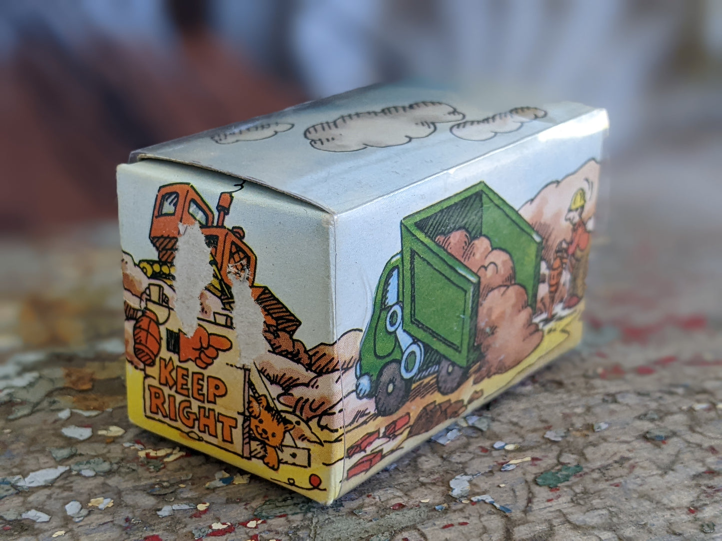 1976 Funkymobiles Dirty Dumpster by Wallace Berrie NIP NOS !! Amazing Retro Memories !! Rare Vintage Gifts !!