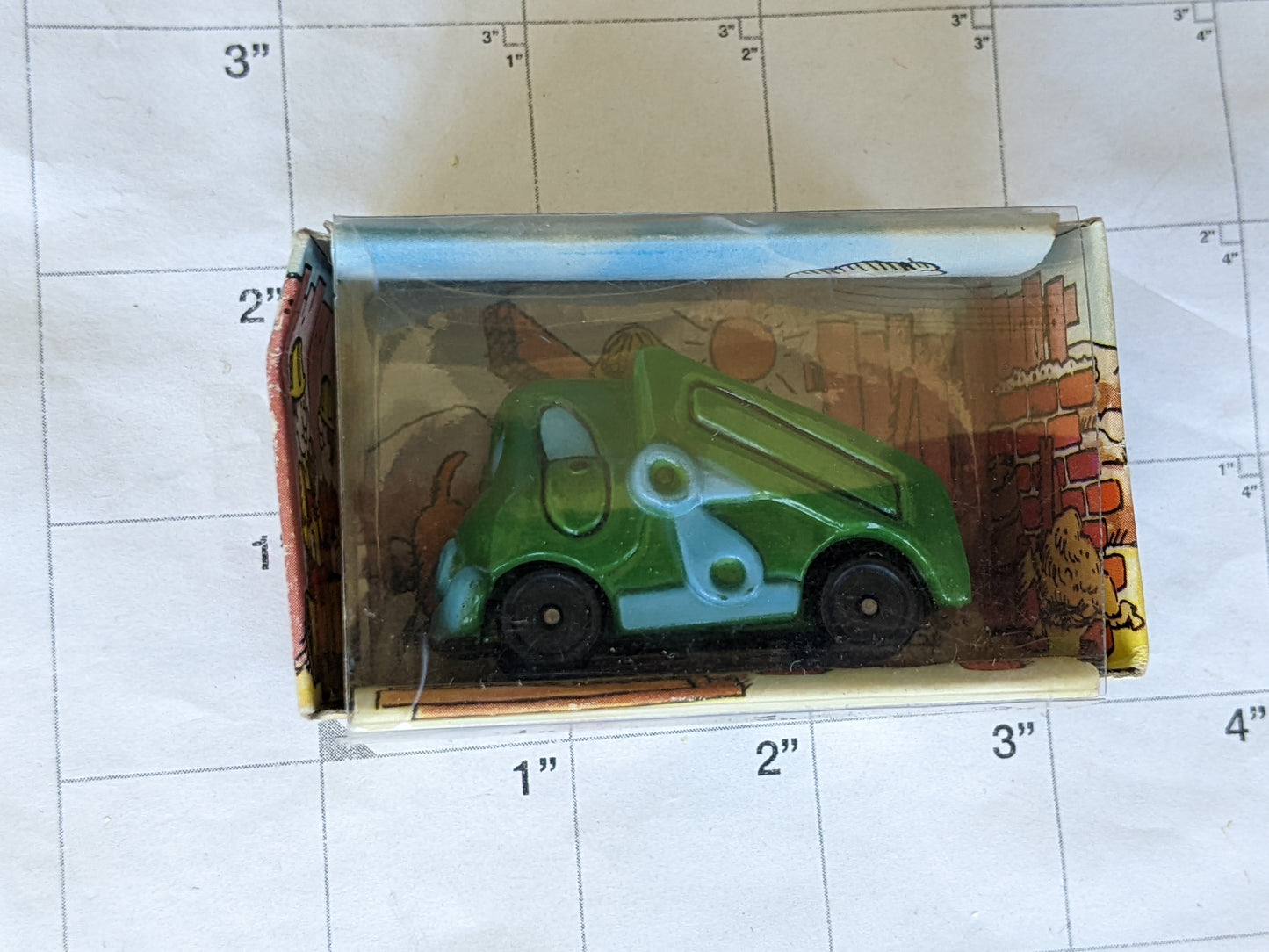 1976 Funkymobiles Dirty Dumpster by Wallace Berrie NIP NOS !! Amazing Retro Memories !! Rare Vintage Gifts !!