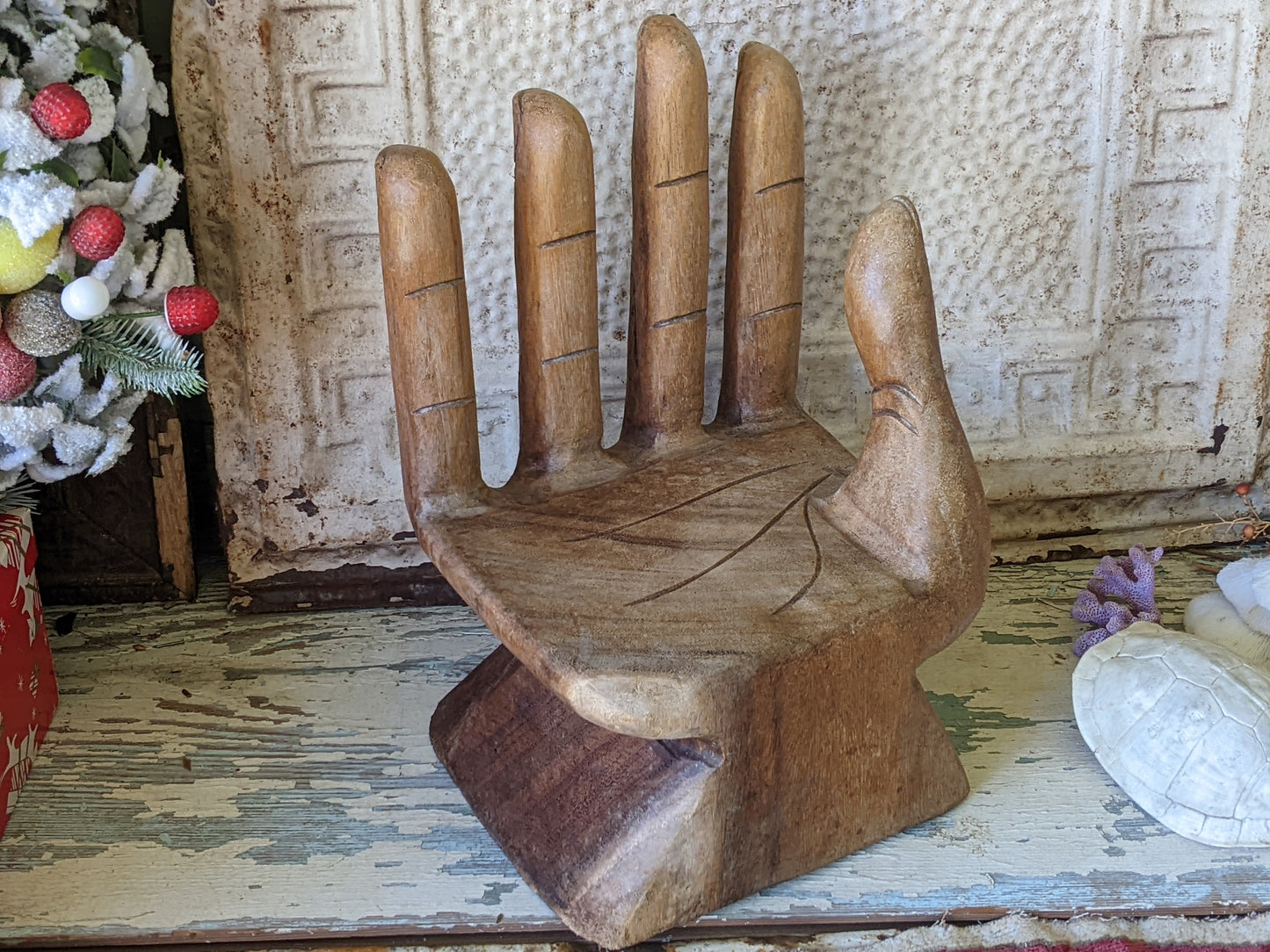 Vintage !! Rare Design !! Hand Sculpture Single Piece Wood !! Unique Awesome Vintage Gifts !! Retro Designs !!
