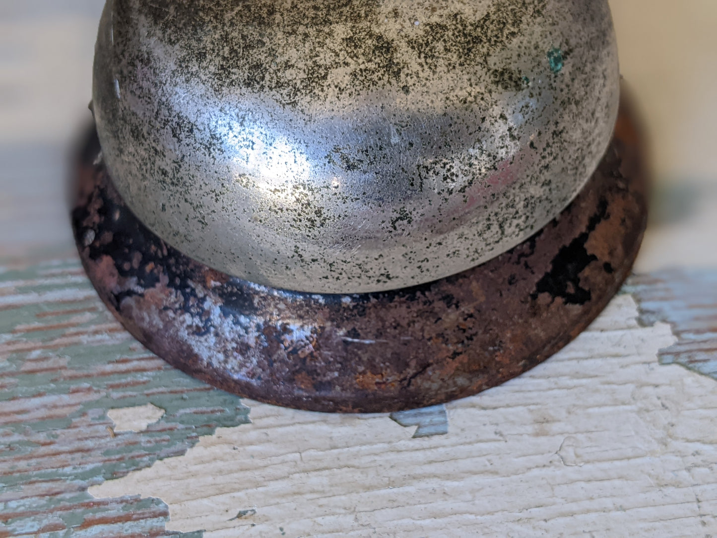 1950s Service Bell Beautiful Metal Rusty Paint Finish Working !! Awesome Vintage Gifts !! Fun Gift Ideas !!