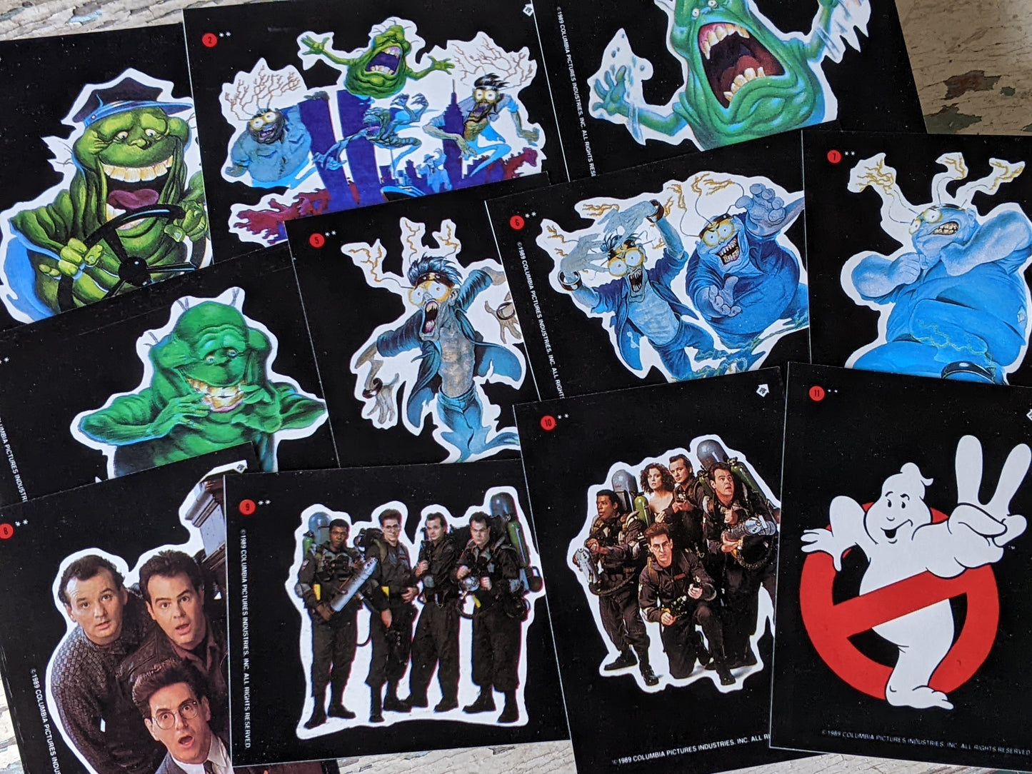 1989 Ghostbusters 2 Complete 88 Photo Card Set + 11 Stickers by Topps !! Amazing Vintage Retro Gifts & Collectibles !!