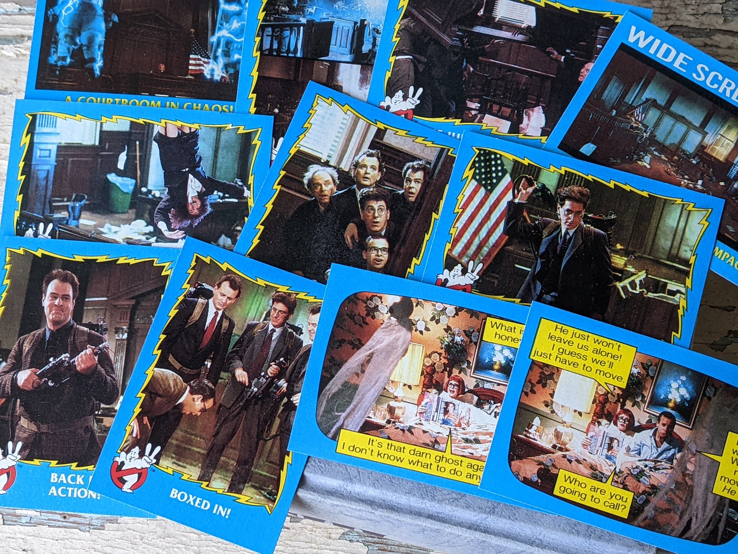 1989 Ghostbusters 2 Complete 88 Photo Card Set + 11 Stickers by Topps !! Amazing Vintage Retro Gifts & Collectibles !!