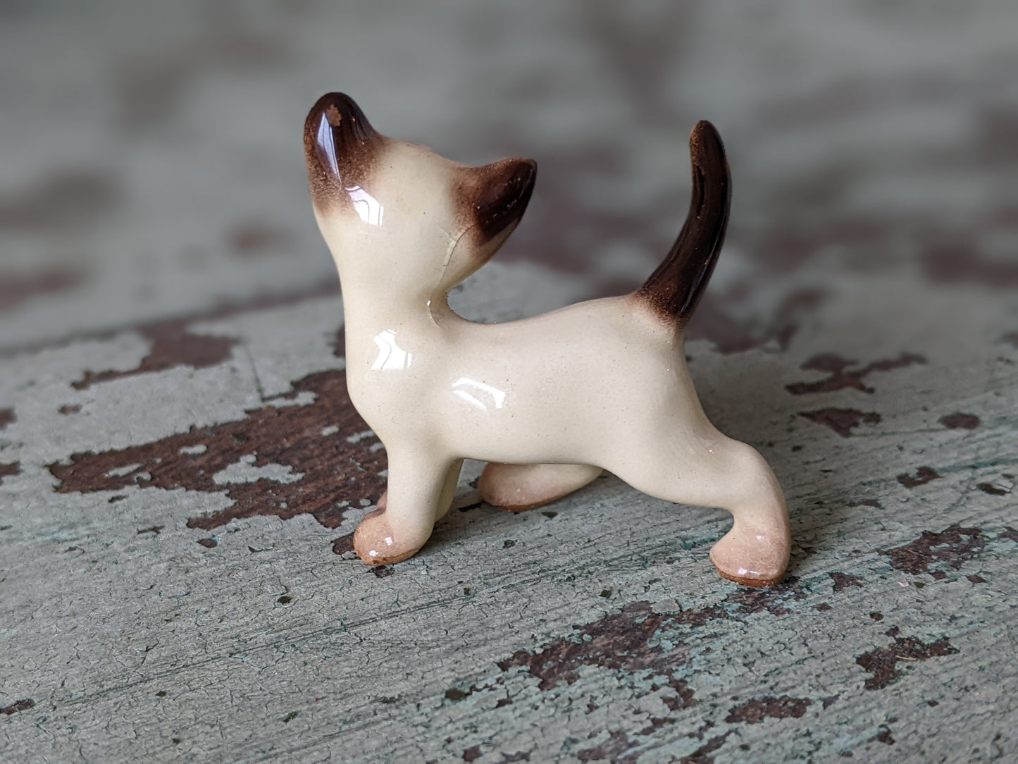 1986 Siamese Kitten by Hagen Renaker Porcelain Miniature !! Adorable Rare Vintage Gifts & Collectibles