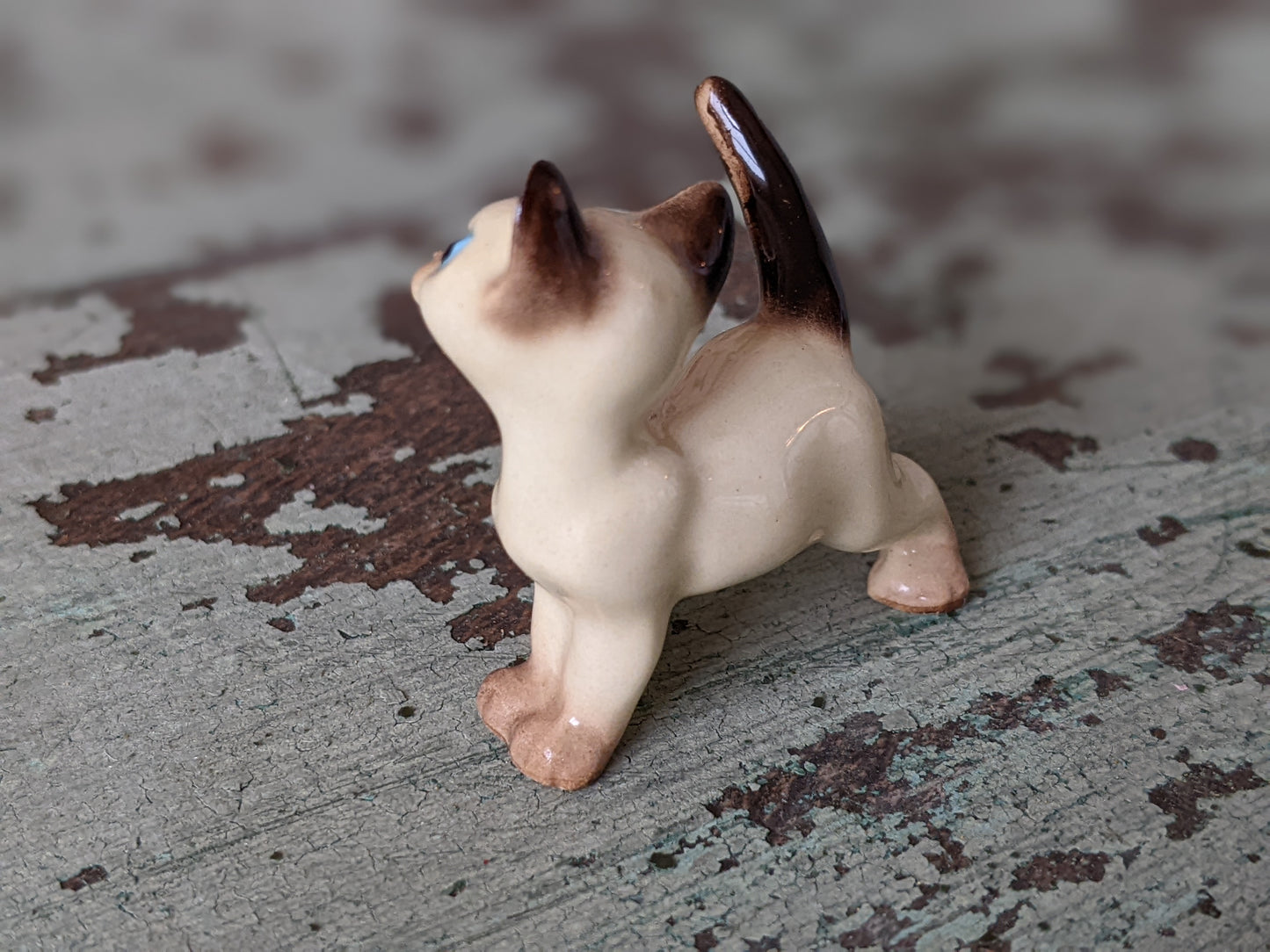 1986 Siamese Kitten by Hagen Renaker Porcelain Miniature !! Adorable Rare Vintage Gifts & Collectibles