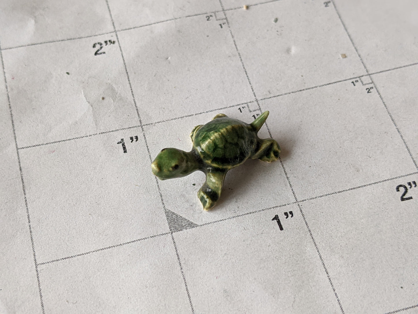 Vintage Hagen Renaker Baby Turtle Porcelain Miniature !! Adorable Vintage Gifts Retro Collectibles !!