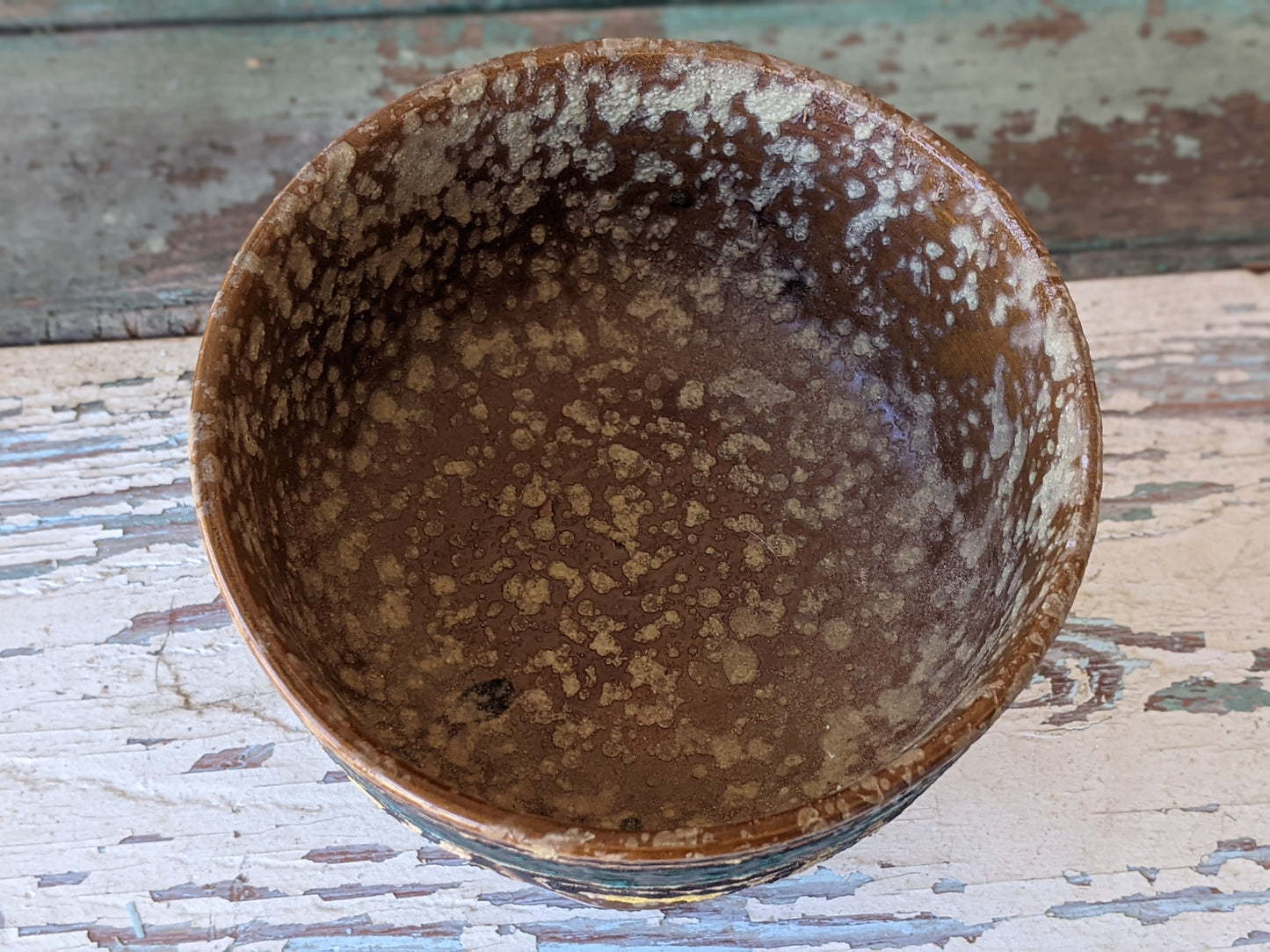 1950s Aldo Londi For Bitossi MCM Signed Lava Glaze Pedestal Bowl !! Italian Ceramics !! Amazing Vintage Gifts !!