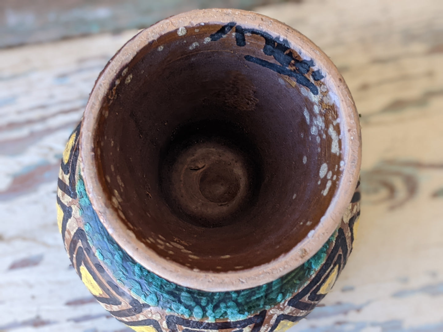1950s Aldo Londi For Bitossi MCM Signed Lava Glaze Pedestal Bowl !! Italian Ceramics !! Amazing Vintage Gifts !!