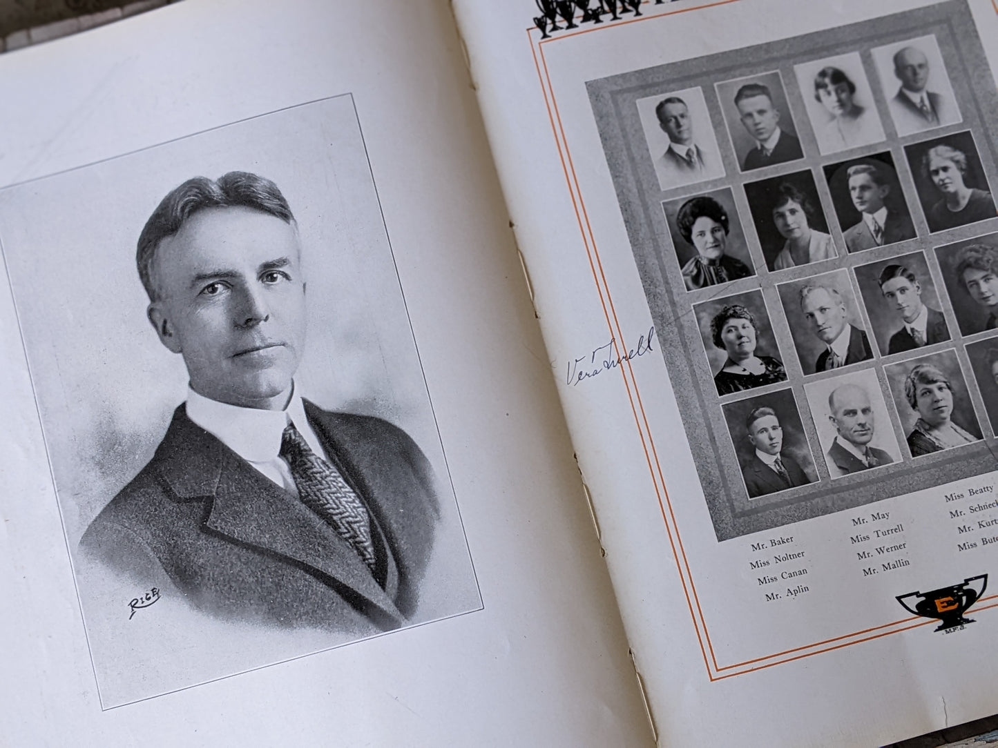 1922 The Mercury High School Yearbook Milwaukee Owned by Marcella Steel over 100 years old !! Amazing Historical Gifts & Collectibles !!