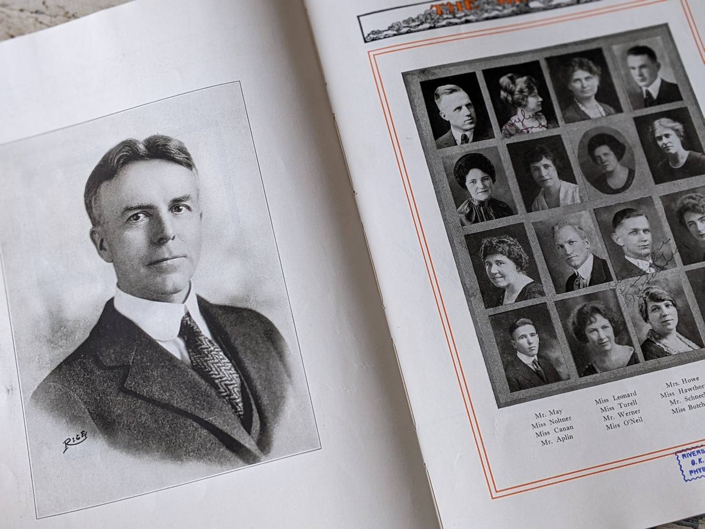 1923 The Mercury High School Yearbook Milwaukee Owned by Marcie Steel over 100 years old !! Amazing Historical Gifts & Collectibles !!