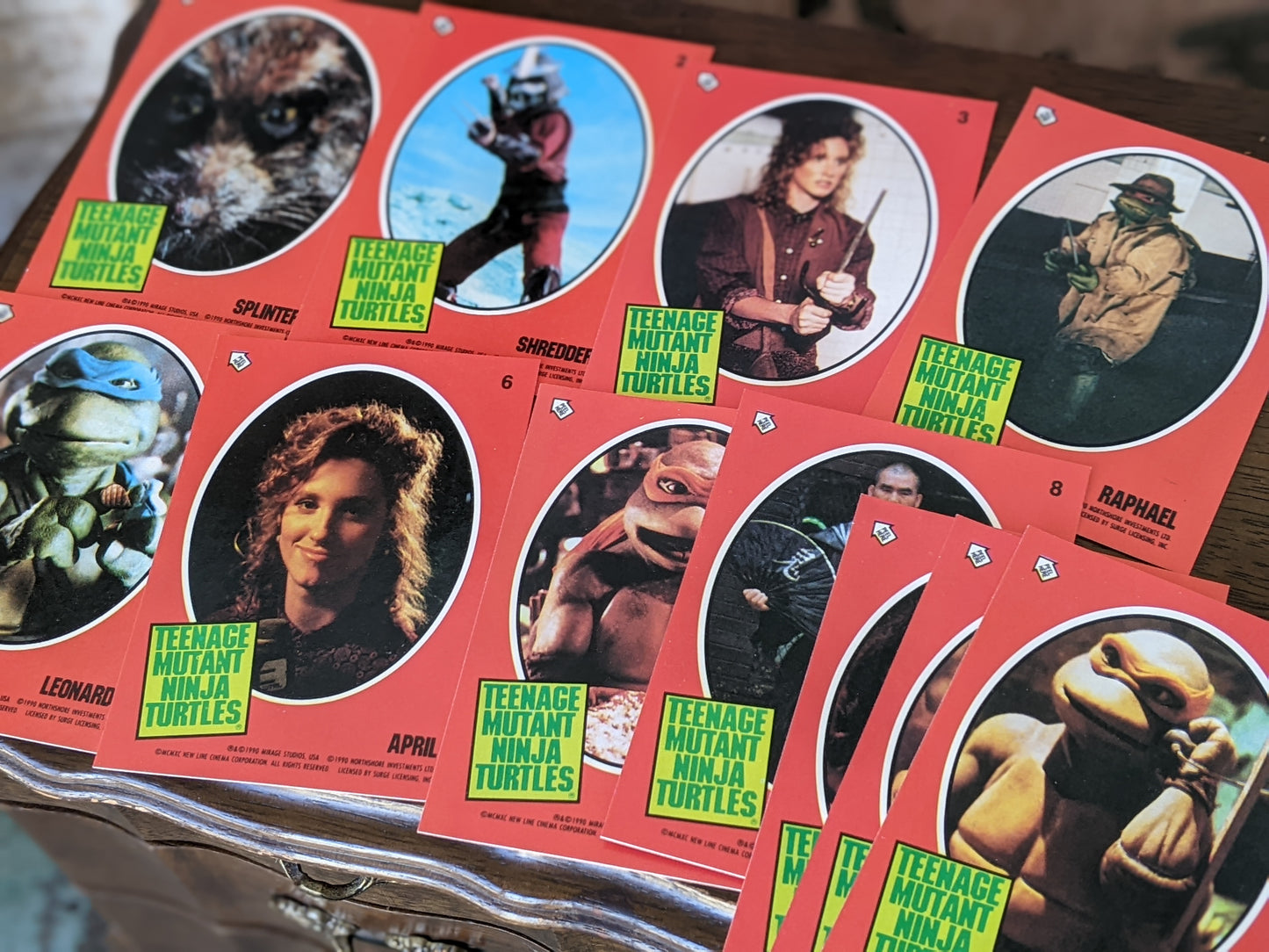 1990 TMNT !! Mint !! Complete Deluxe Limited Edition 132 Cards + 11 Stickers Teenage Mutant Ninja Turtles !! Awesome Vintage Gifts !!