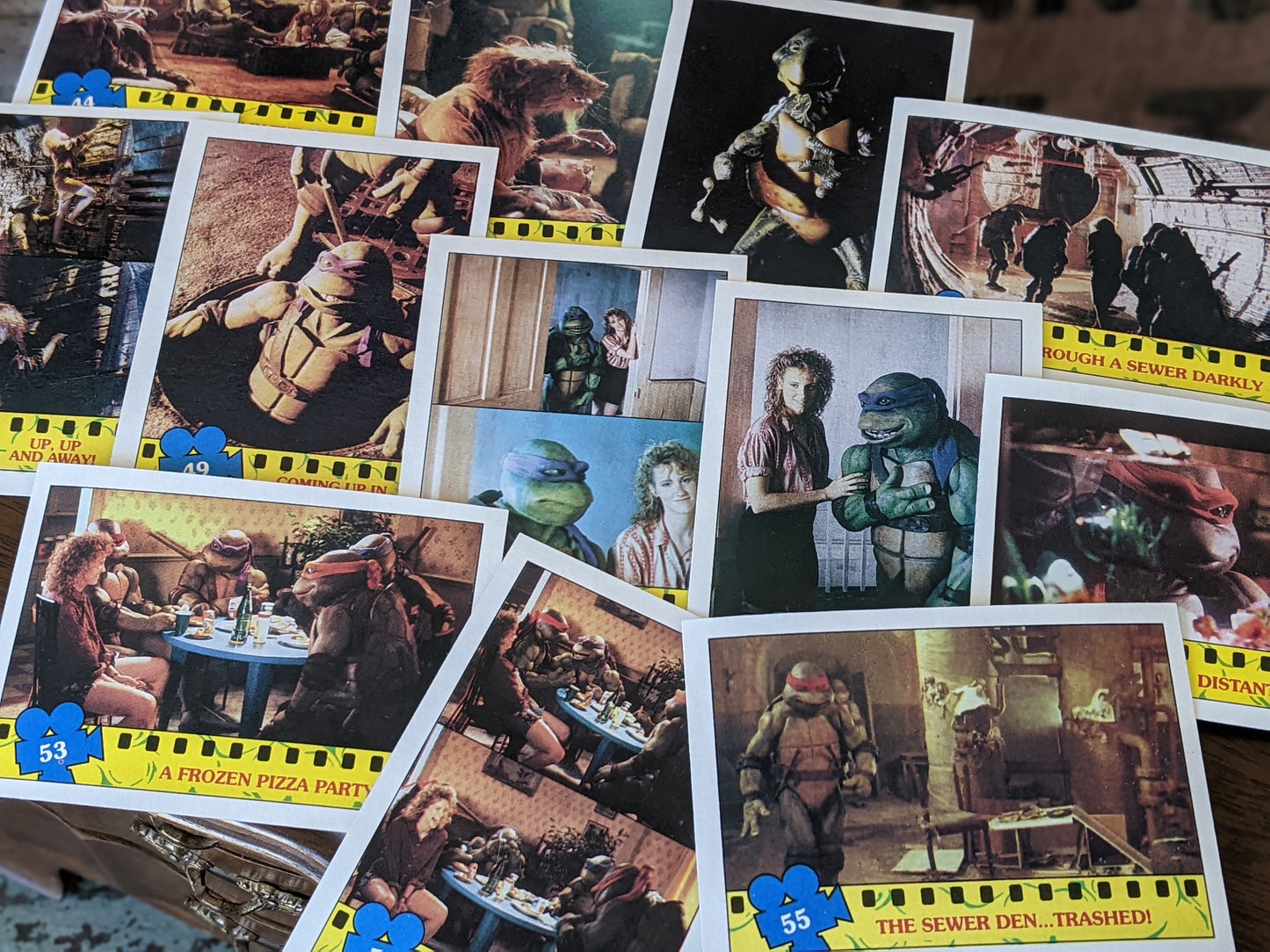 1990 TMNT !! Mint !! Complete Deluxe Limited Edition 132 Cards + 11 Stickers Teenage Mutant Ninja Turtles !! Awesome Vintage Gifts !!