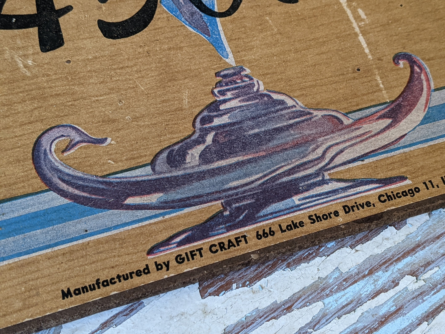 1940s Original Swami Mystery Talking Board with Planchette by Gift Craft !! Fantastic Amazing Vintage Gifts & Collectibles