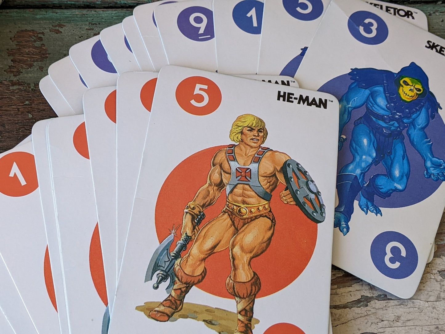 1983 Vintage Card Game Masters Of The Universe He-Man by Golden !! Complete Original MOTU Jumbo Deck !! Amazing Retro Gifts & Collectibles