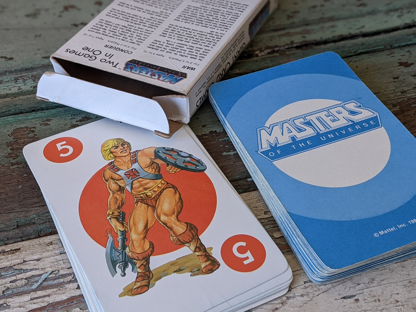 1983 Vintage Card Game Masters Of The Universe He-Man by Golden !! Complete Original MOTU Jumbo Deck !! Amazing Retro Gifts & Collectibles
