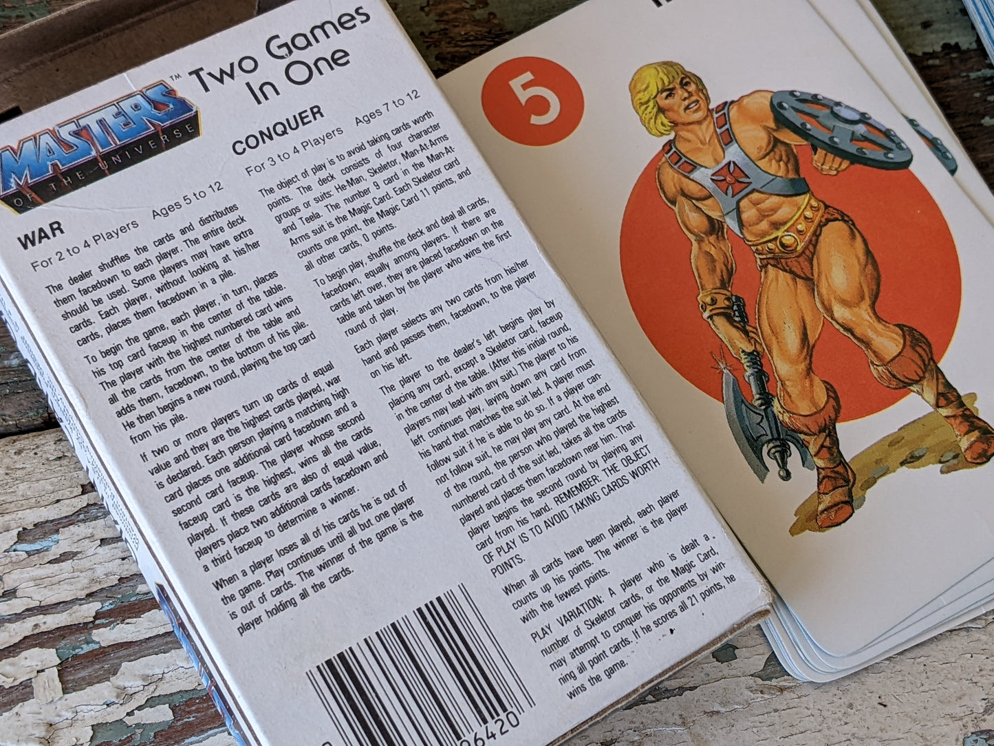 1983 Vintage Card Game Masters Of The Universe He-Man by Golden !! Complete Original MOTU Jumbo Deck !! Amazing Retro Gifts & Collectibles