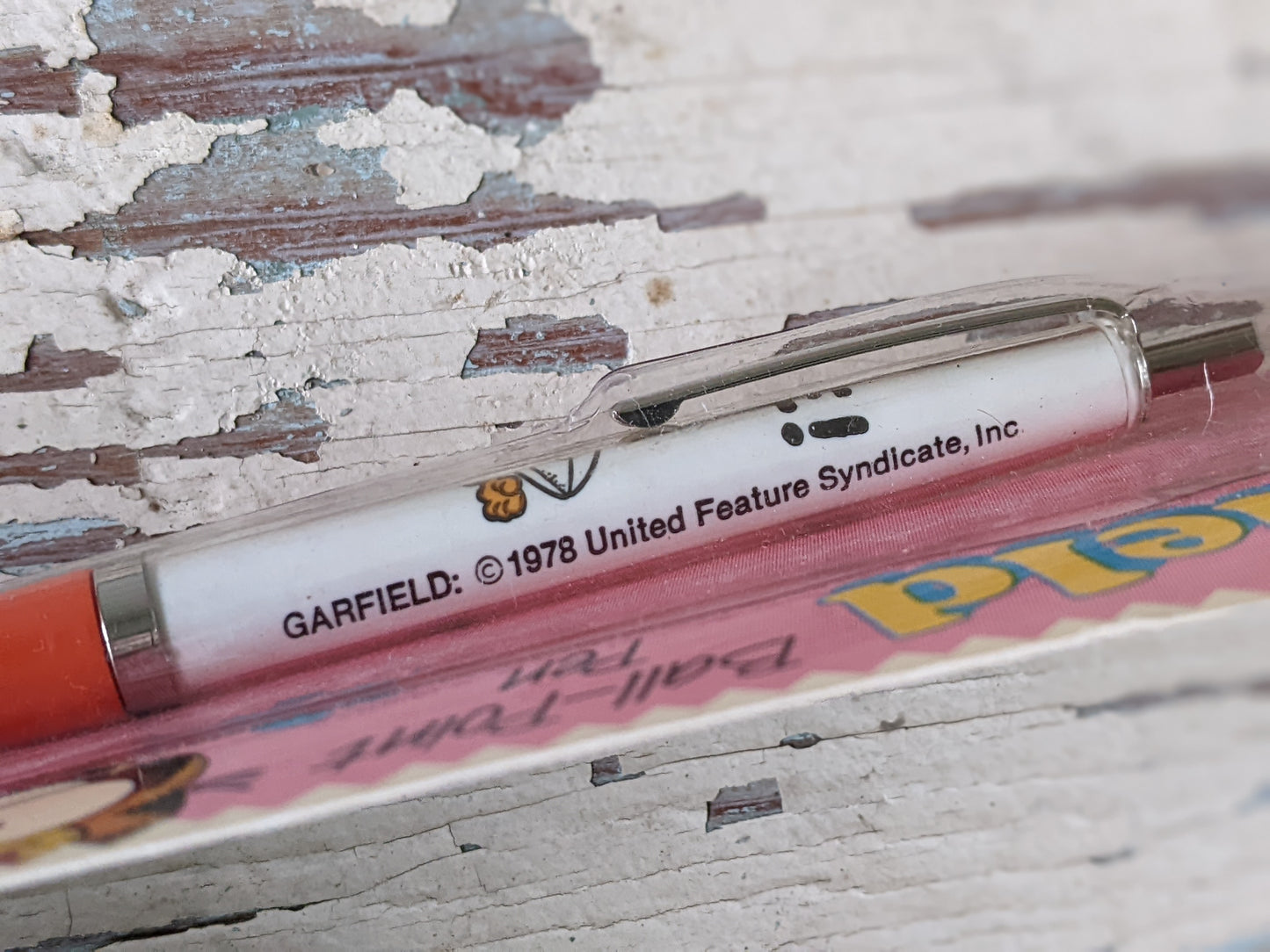 1978 Garfield Pen Football Hike NOS New Old Stock United Feature Syndicate Inc !! Awesome Retro Gifts !! Lasagna For Everyone !!