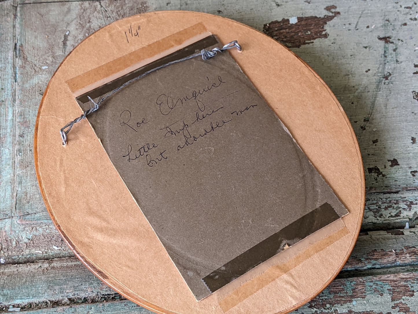 Vintage Matching Wood Picture Frames Oval with Adorable Infant Cabinet Cards !! Awesome Vintage Gifts & Collectibles