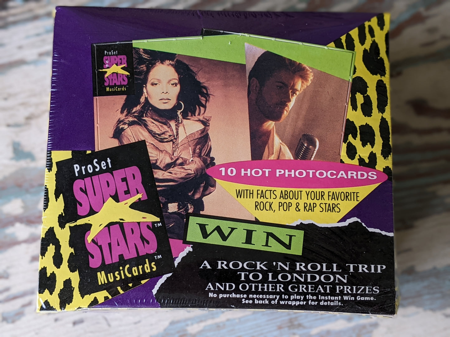 1991 Sealed Pro Set Music Superstars Musicards Series 1 Trading Card Box 36 Packs !! Amazing Vintage Artists & Memories !! Box Only !!