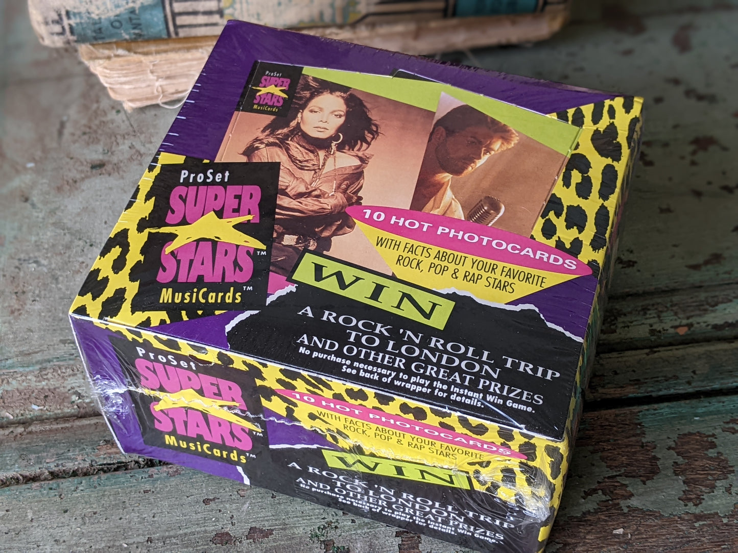 1991 Sealed Pro Set Music Superstars Musicards Series 1 Trading Card Box 36 Packs !! Amazing Vintage Artists & Memories !! Box Only !!