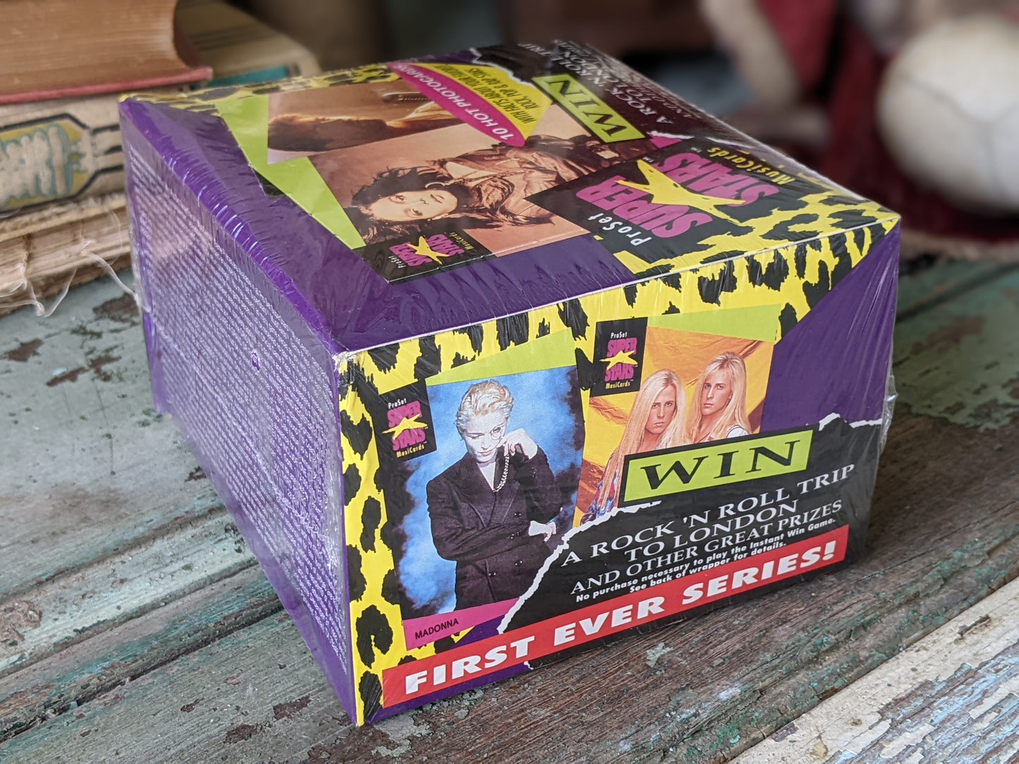 1991 Sealed Pro Set Music Superstars Musicards Series 1 Trading Card Box 36 Packs !! Amazing Vintage Artists & Memories !! Box Only !!
