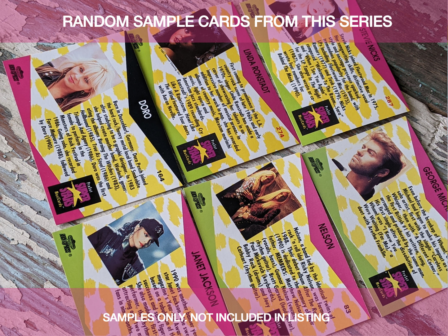1991 Sealed Pro Set Music Superstars Musicards Series 1 Trading Card Box 36 Packs !! Amazing Vintage Artists & Memories !! Box Only !!
