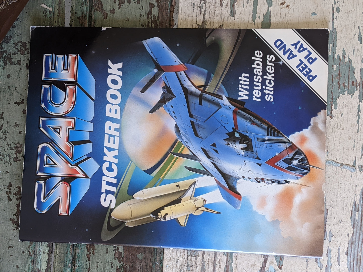1988 Space Sticker Book !! Unused Peel and Play !! Amazing Nostalgia Vintage Gifts & Collectibles