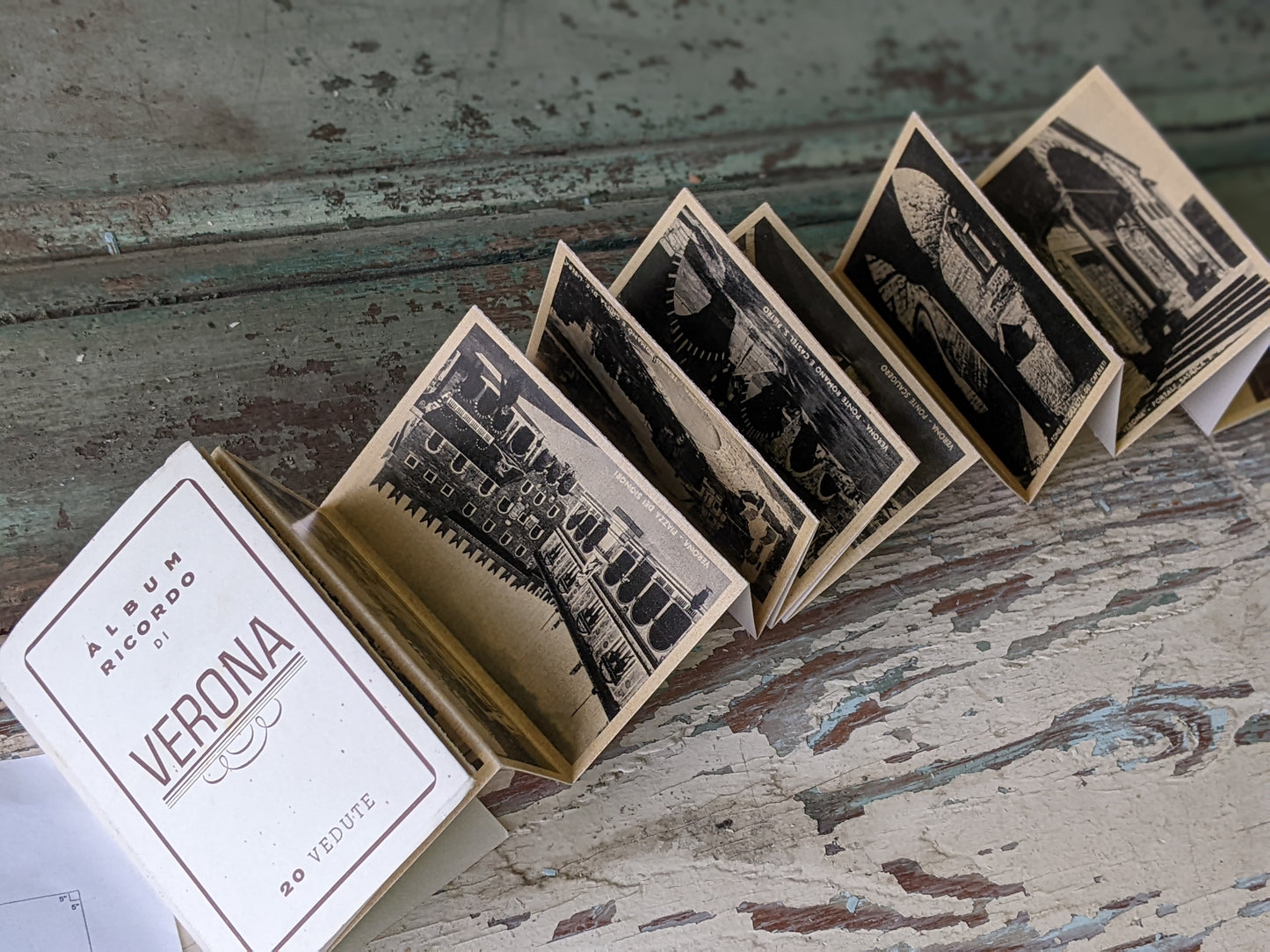 1950s Verona Italy Set of 20 Photographs Souvenir Booklet Miniature Album !! Amazing History Vintage Gifts & Collectibles