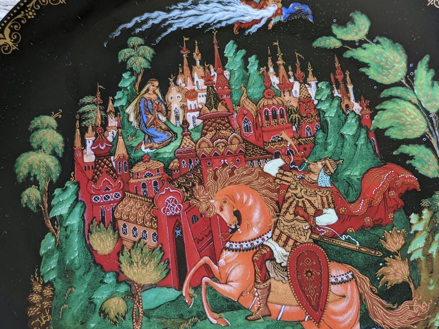 1988 Tianex Russian Legends Collectors Plate B 5779 Bradex No. 60-V25-1.1 Fairy Tales Fantasy !! Amazing Vintage Gifts & Retro Collectibles