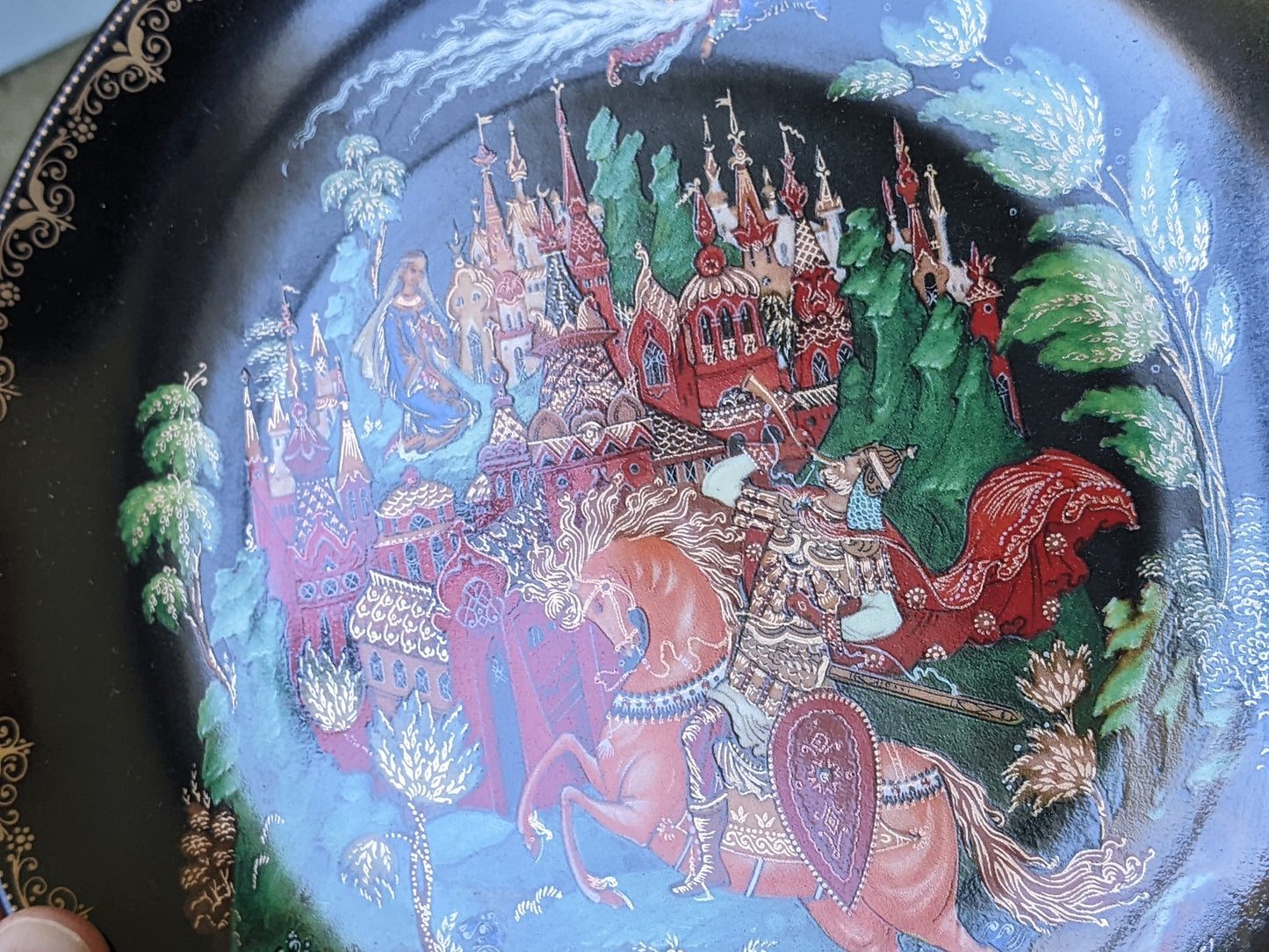 1988 Tianex Russian Legends Collectors Plate B 5779 Bradex No. 60-V25-1.1 Fairy Tales Fantasy !! Amazing Vintage Gifts & Retro Collectibles