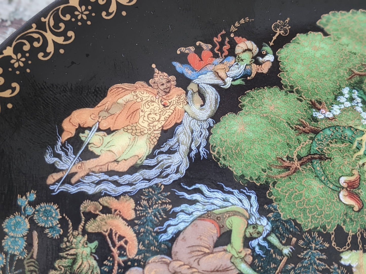 1989 Tianex Russian Legends Collectors Plate 807 Bradex No. 60-V25-14 Fairy Tales Fantasy !! Amazing Vintage Gifts & Retro Collectibles