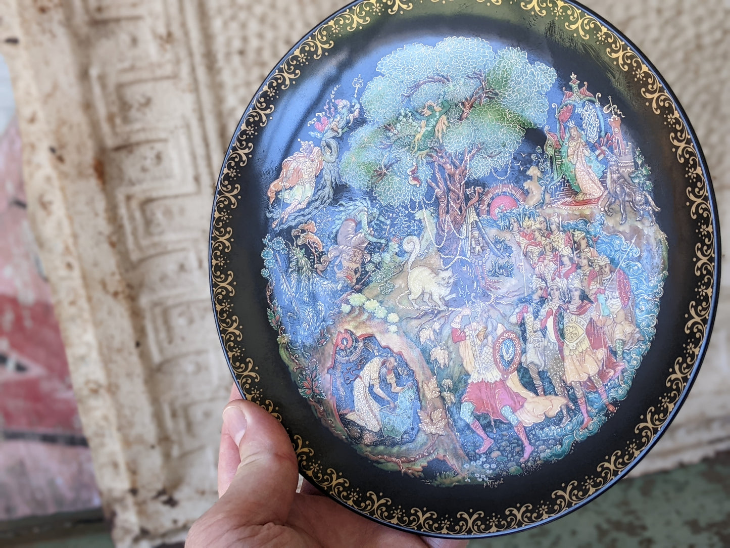 1989 Tianex Russian Legends Collectors Plate 807 Bradex No. 60-V25-14 Fairy Tales Fantasy !! Amazing Vintage Gifts & Retro Collectibles
