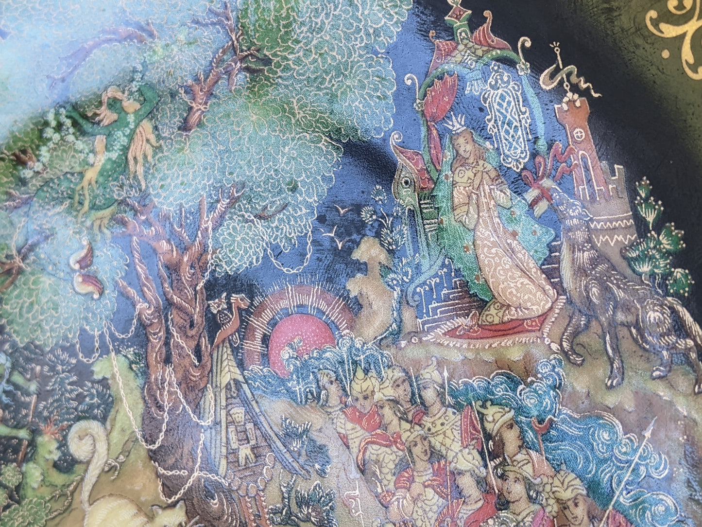 1989 Tianex Russian Legends Collectors Plate 807 Bradex No. 60-V25-14 Fairy Tales Fantasy !! Amazing Vintage Gifts & Retro Collectibles